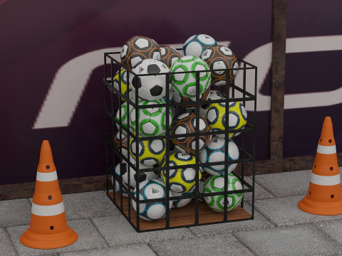 Street Soccer 3D Model