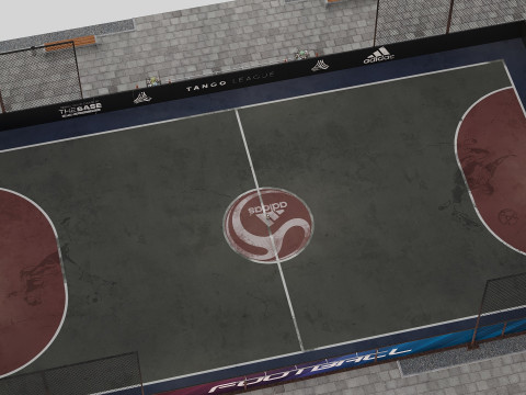 Street Soccer 3D Model