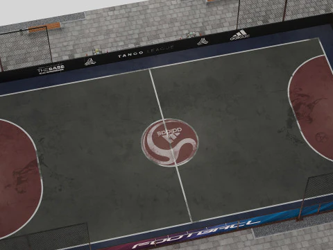 Street Soccer 3D Model