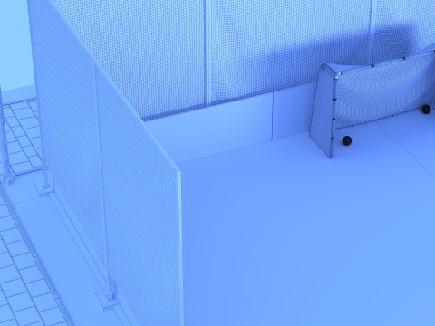 Street Soccer 3D Model