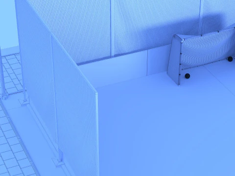 Street Soccer 3D Model