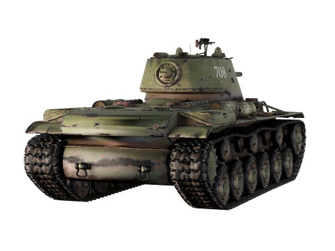 Soviet Tank KV1 3D Model