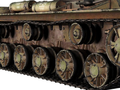 Soviet Tank KV1 3D Model