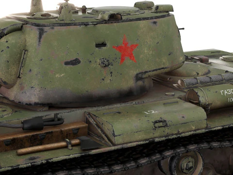 Soviet Tank KV1 3D Model