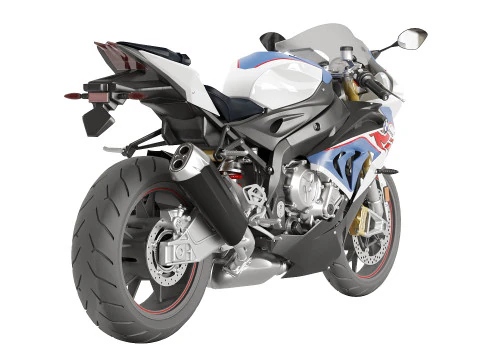 2018 Motorcycle S 1000 RR 3D Model