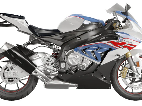 2018 Motorcycle S 1000 RR 3D Model