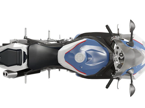 2018 Motorcycle S 1000 RR 3D Model