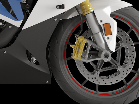 2018 Motorcycle S 1000 RR 3D Modell