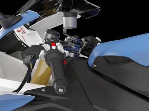 2018 Motorcycle S 1000 RR 3D Modell