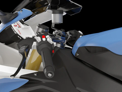 2018 Motorcycle S 1000 RR 3D Model