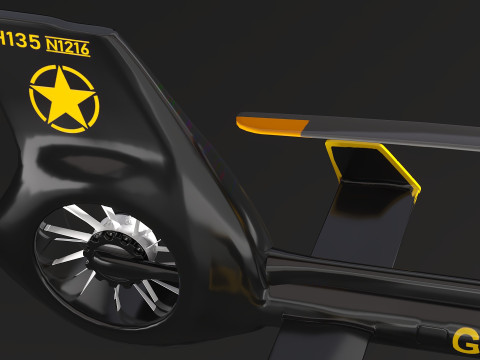 Airbus Helicopter H135 3D Model