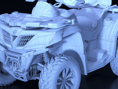 CFMOTO CFORCE 1000 quad bike X10 EPS Model 3D