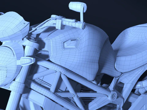 Ducati Monster 696 3D Model