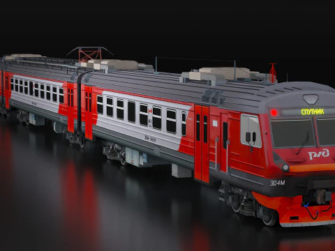 Russian Railways ED4M 3D Model