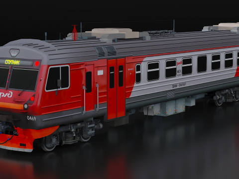 Russian Railways ED4M 3D Model