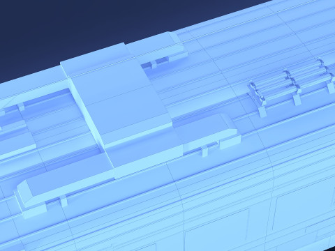 Russian Railways ED4M 3D Model