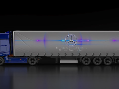 Mercedes Benz eACTROS 3D Model