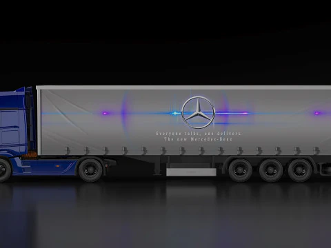 Mercedes Benz eACTROS 3D Model