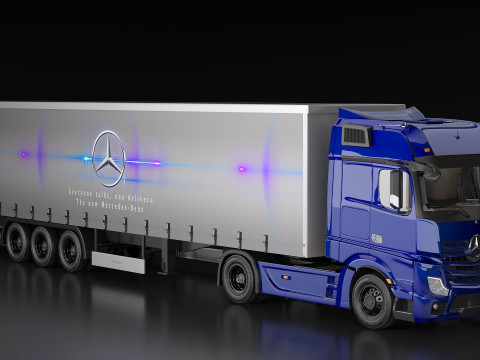 Mercedes Benz eACTROS 3Dモデル