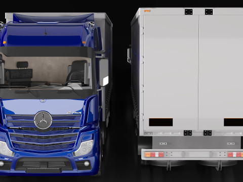 Mercedes Benz eACTROS 3D Model