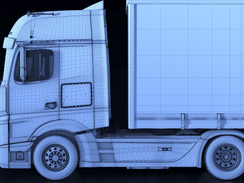 Mercedes Benz eACTROS 3D Model