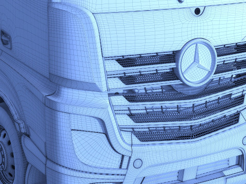 Mercedes Benz eACTROS 3D Model
