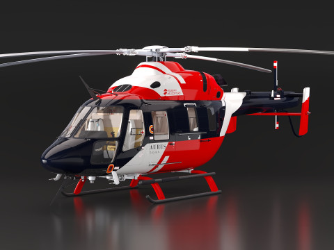 Helicopters Ansat Aurus 3Dモデル