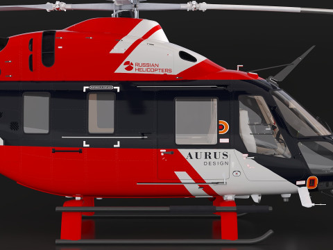 Helicopters Ansat Aurus 3Dモデル
