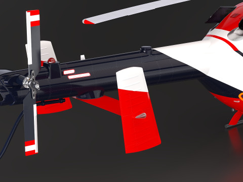 Helicopters Ansat Aurus 3Dモデル