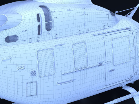 Helicopters Ansat Aurus 3Dモデル