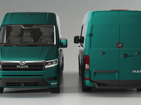 L4H3 MAN BUS 3D Model