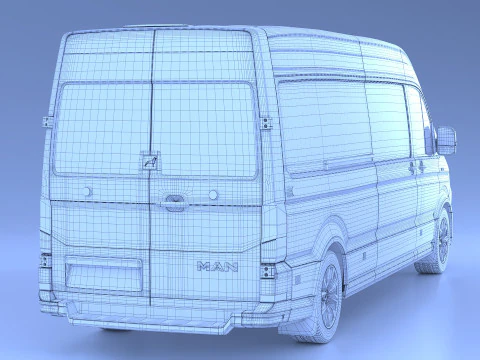 L4H3 MAN BUS 3D Model