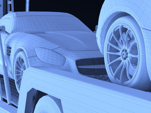 Mercedes Actros 2020 Model 3D