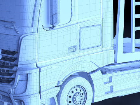 Mercedes Actros 2020 Model 3D