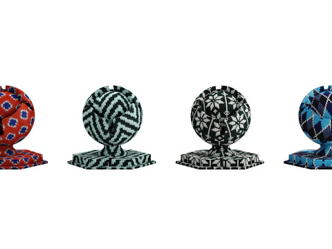 Knitted Fabric Material x8 3D Model