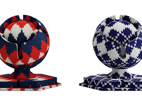 &Ouml;rme Kumaş Malzemesi x8 3D Model