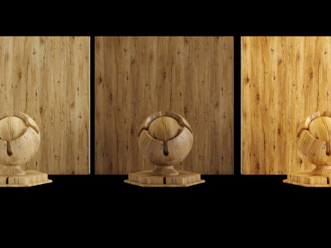 Malzeme ahşap dikişsiz meşe x3 3D Model