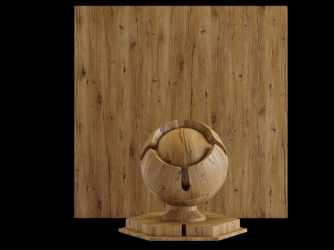Material wood seamless oak x3 3D Modell