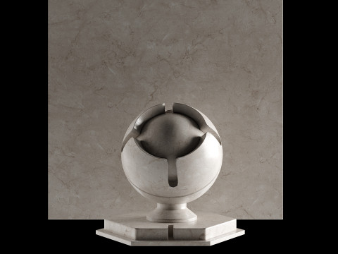 CoronaRender 3dMax marble material x4 Modèle 3D