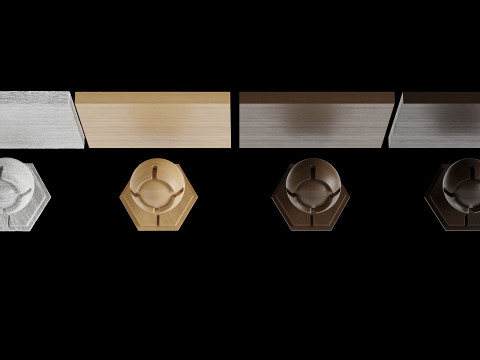Material wood x4 3D Model