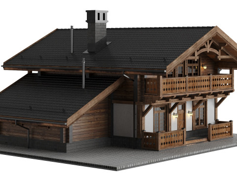 Country House 3D Model