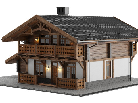 Country House 3D Model