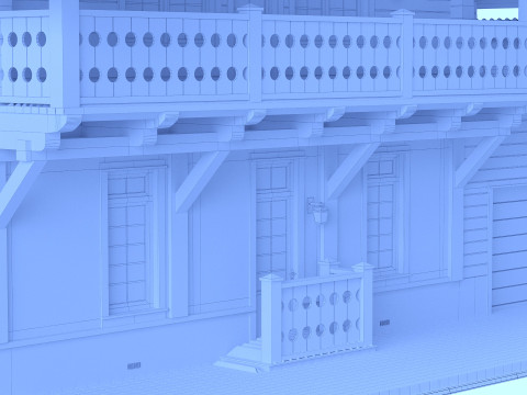 Country House 3D Model
