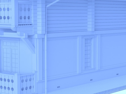 Country House 3D Model