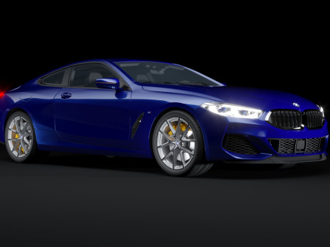 8 Series M850i coupe 2019 3D मॉडल