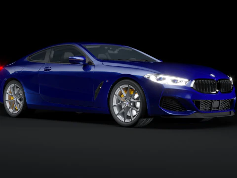 8 シリーズ M850i クーペ 2019 3Dモデル