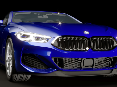8 Series M850i coupe 2019 3D Model