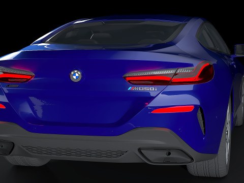 8 Series M850i coupe 2019 3D Model