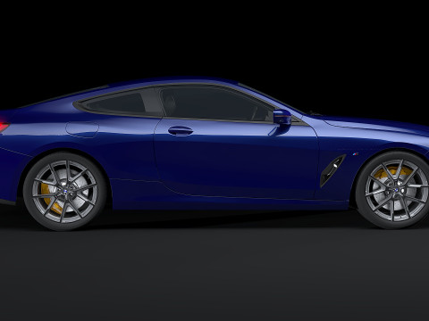 8 Series M850i coupe 2019 3D Model