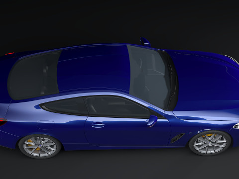 8 Series M850i coupe 2019 3D Model